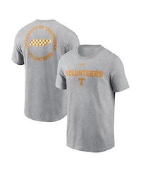 Nike Men's Heather Gray Tennessee Volunteers Campus 2-Hit T-Shirt