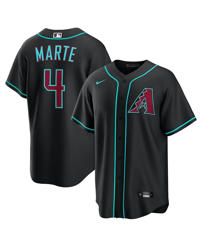 Nike Men's Ketel Marte Black Arizona Diamondbacks Alternate Replica Jersey