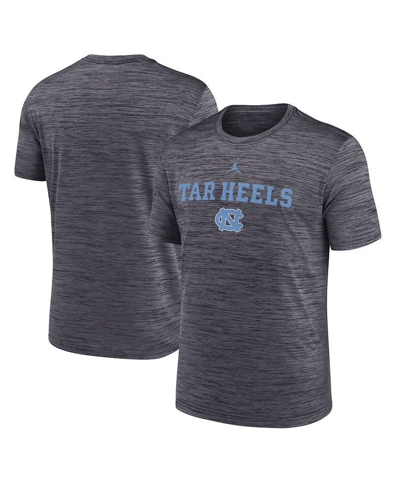 Jordan Men's North Carolina Tar Heels 2025 Sideline Velocity Performance T-Shirt