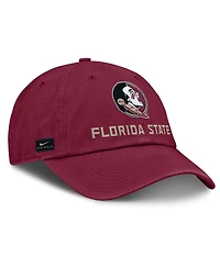 Nike Men's Garnet Florida State Seminoles 2025 Sideline Club Adjustable Hat