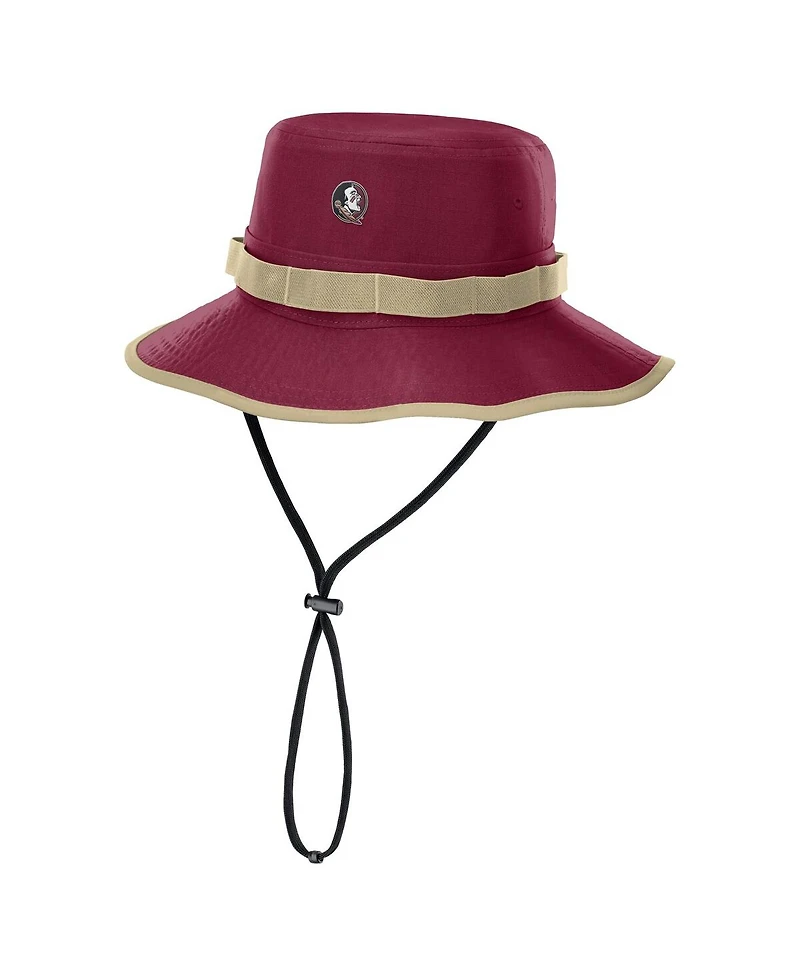 Nike Men's Garnet Florida State Seminoles 2025 Sideline Apex Boonie Performance Bucket Hat
