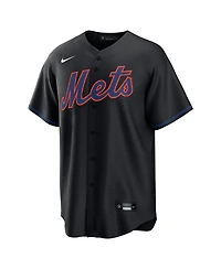 Nike Men's Brandon Nimmo Black New York Mets Alternate Replica Jersey