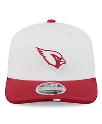New Era Men's White/Cardinal Arizona Cardinals 2025 Nfl Training Camp 9SEVENTY Adjustable Hat