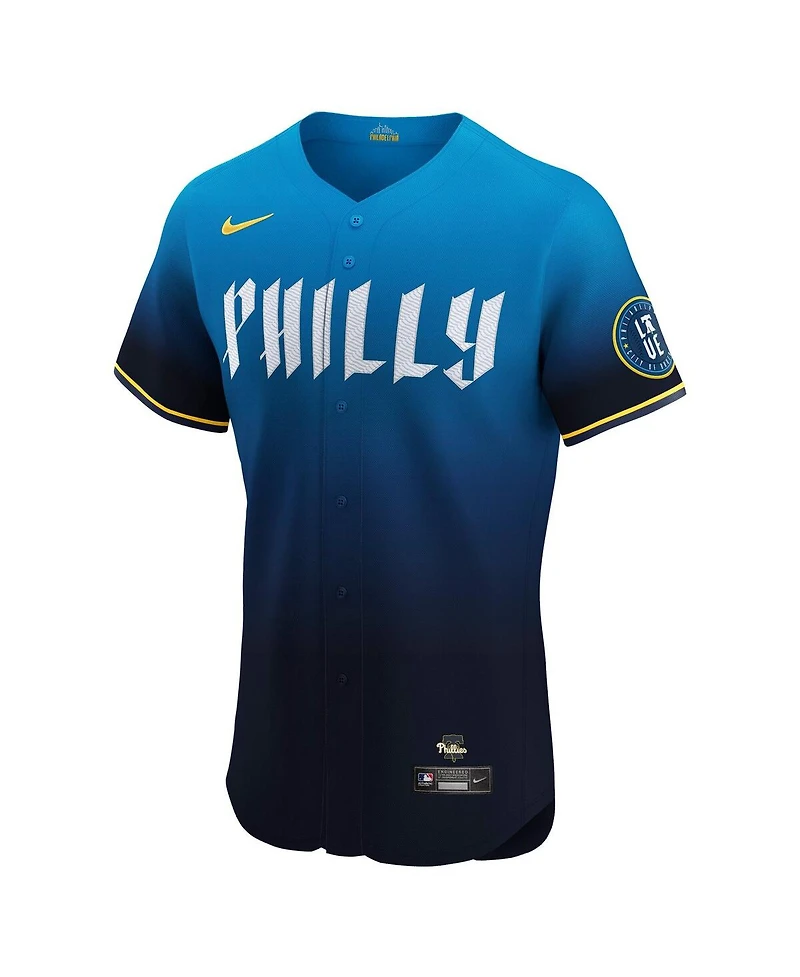 Nike Men's Trea Turner Navy Philadelphia Phillies City Connect Elite Jersey