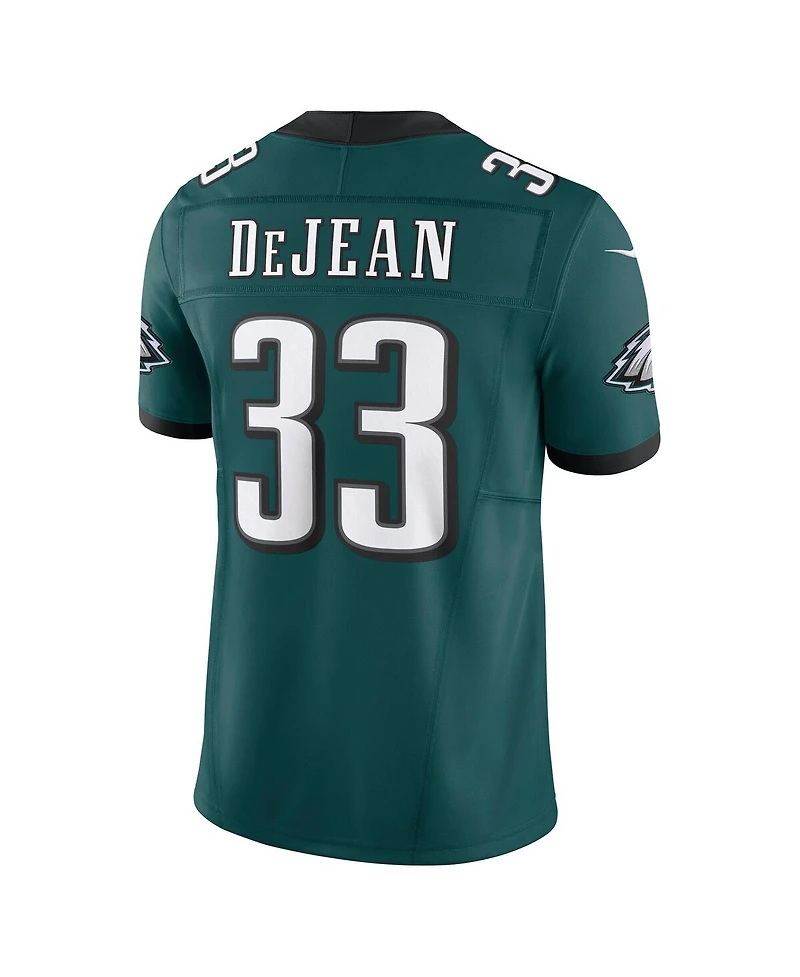 Nike Men's Cooper DeJean Midnight Green Philadelphia Eagles Team Vapor F.u.s.e. Limited Jersey