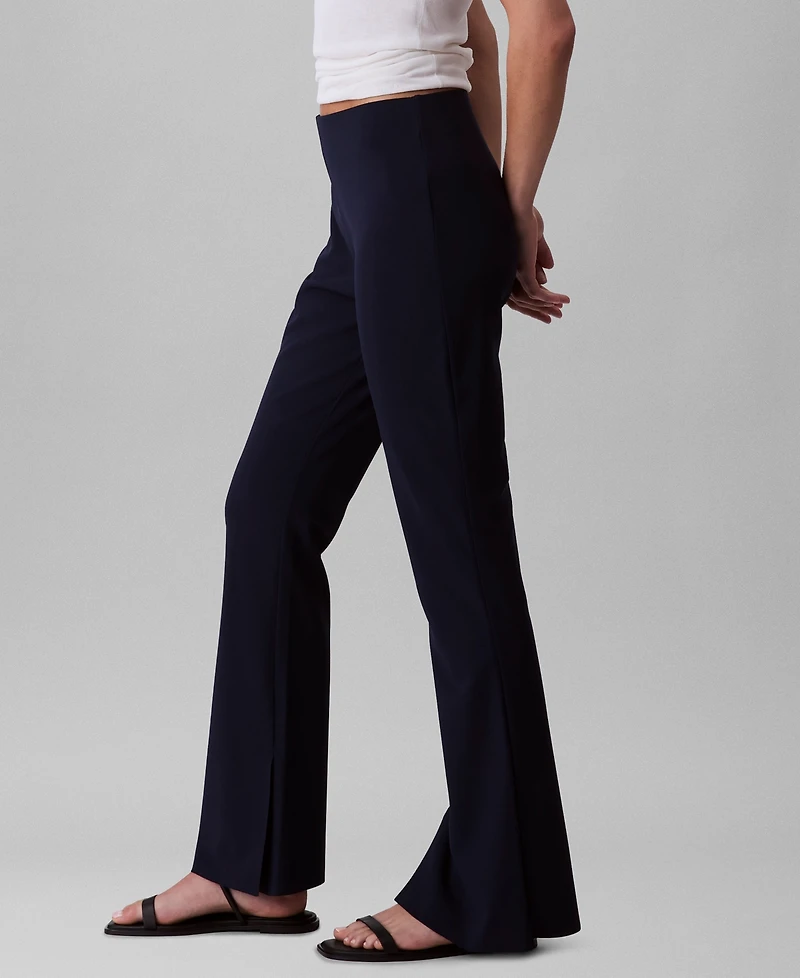 Calvin Klein Women's Stretch Crepe Pull-On Pants
