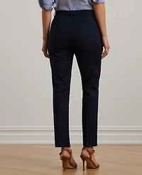 Lauren Ralph Double-Faced Stretch Cotton Pant