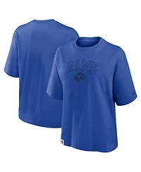 Nike Women's Royal Los Angeles Rams Glory Arch Boxy T-Shirt