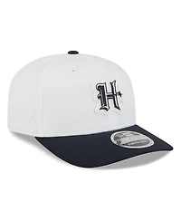 New Era Men's White/Navy Houston Texans 2025 Nfl Training Camp 9SEVENTY Adjustable Hat
