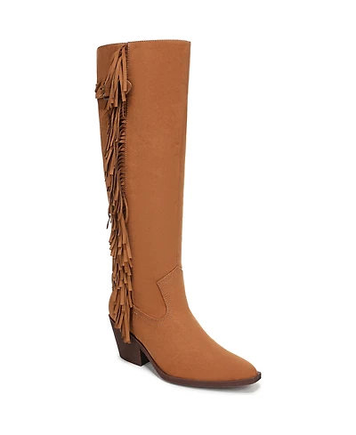 Sam and Libby Women's Farrah Western Fringe Knee High Boots