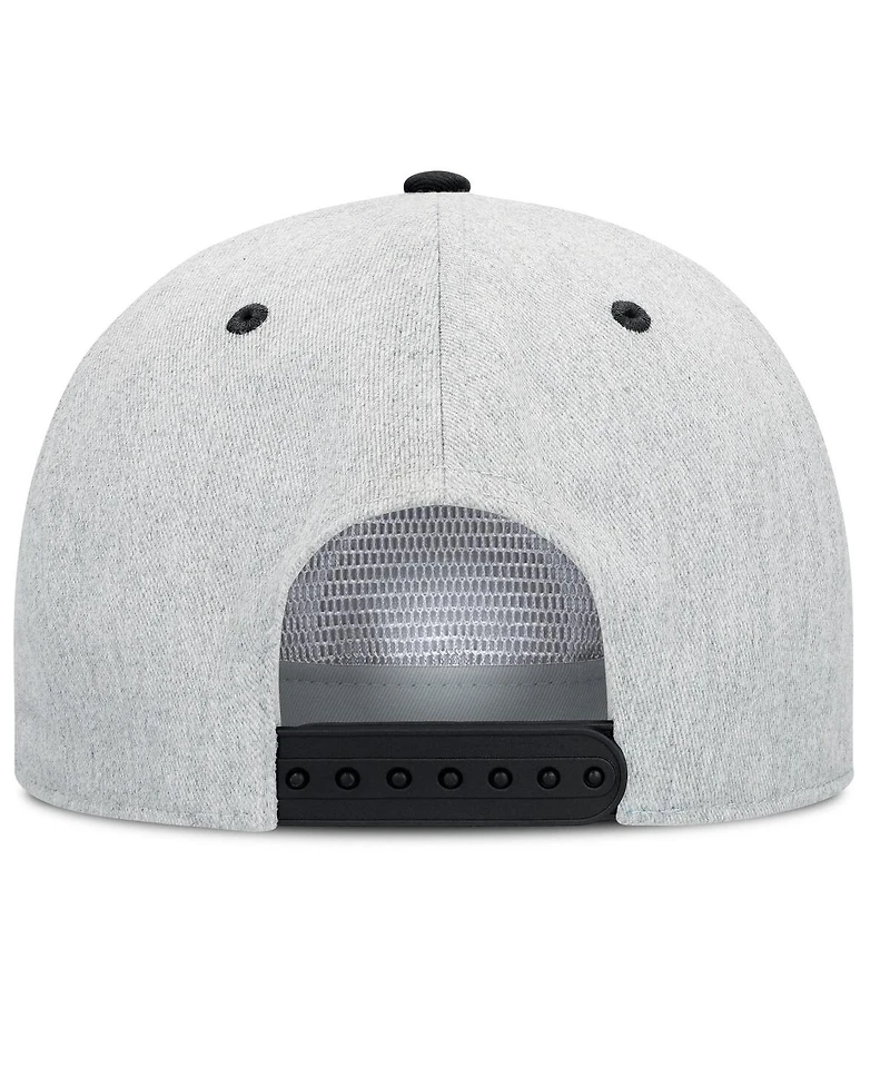 Fanatics Men's Heather Gray Inter Miami Cf Chip Golfer Snapback Hat