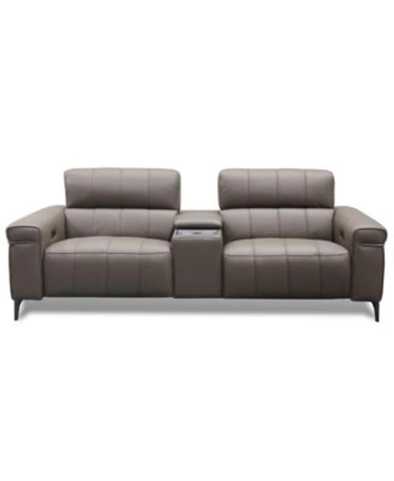 Wyndill Leather Sectional Collection Exclusively At Macys