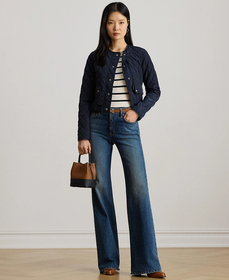 Lauren Ralph Lauren Women's Diamond Cropped Quilted Jacket