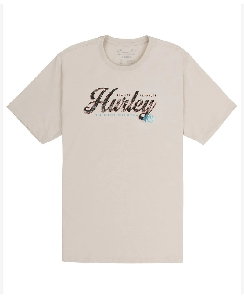 Hurley Men's Gas Station Slub Short Sleeve T-Shirt