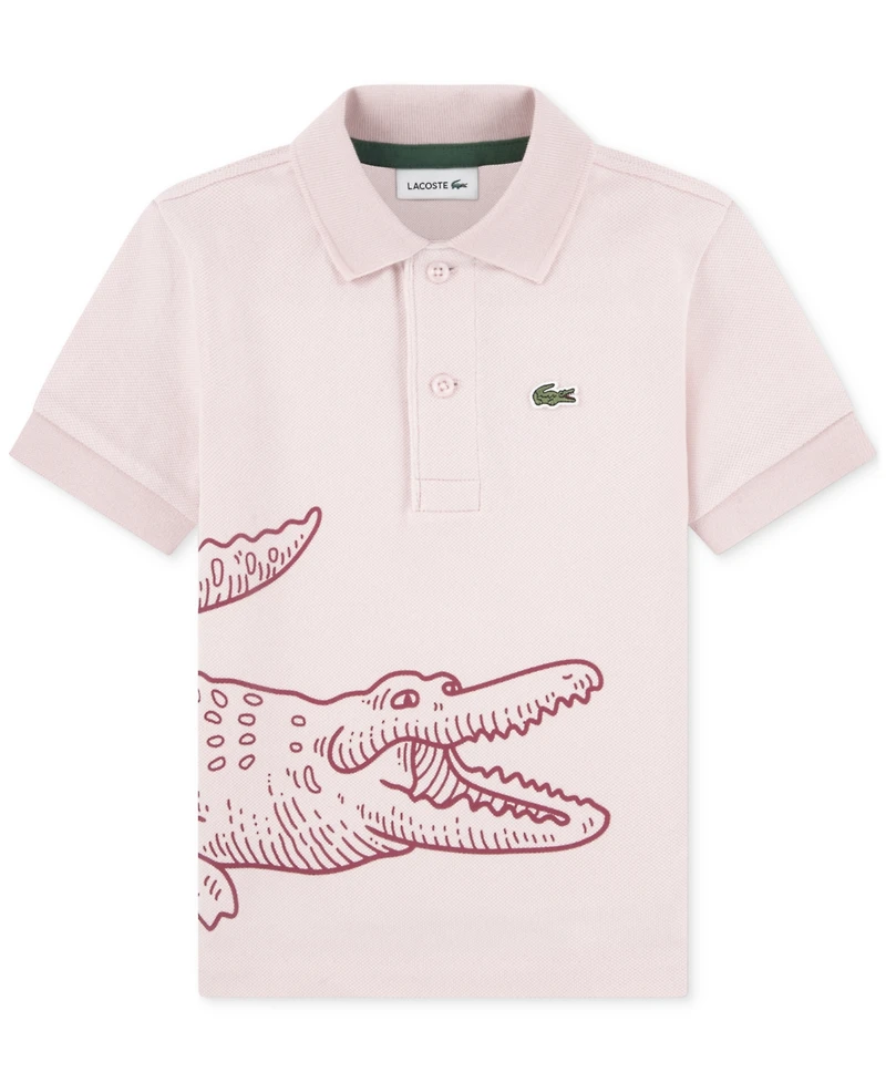 Lacoste Big Boys Cotton Petite Pique Icon Polo Shirt