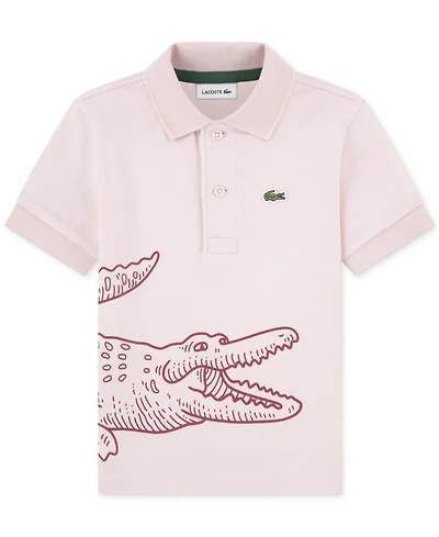 Lacoste Big Boys Cotton Petite Pique Icon Polo Shirt