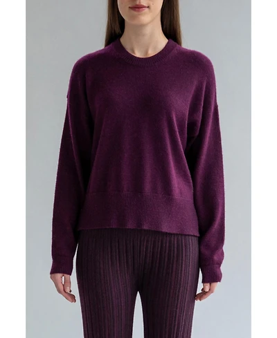 Sskein Women's 's Crew Neck Boxy Sweater