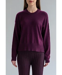 Sskein Women's 's Crew Neck Boxy Sweater