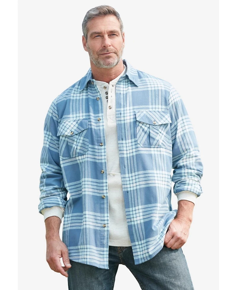 KingSize Big & Tall Signature Plaid Flannel Shirt