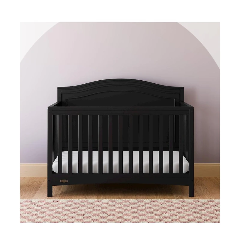 Graco Paris 4-in-1 Convertible Crib (Black) – Greenguard Gold Certified