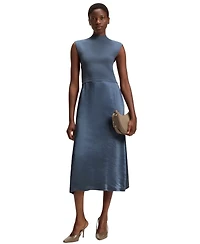 Boss by Hugo Women's Satin Skirt Knitted Dress