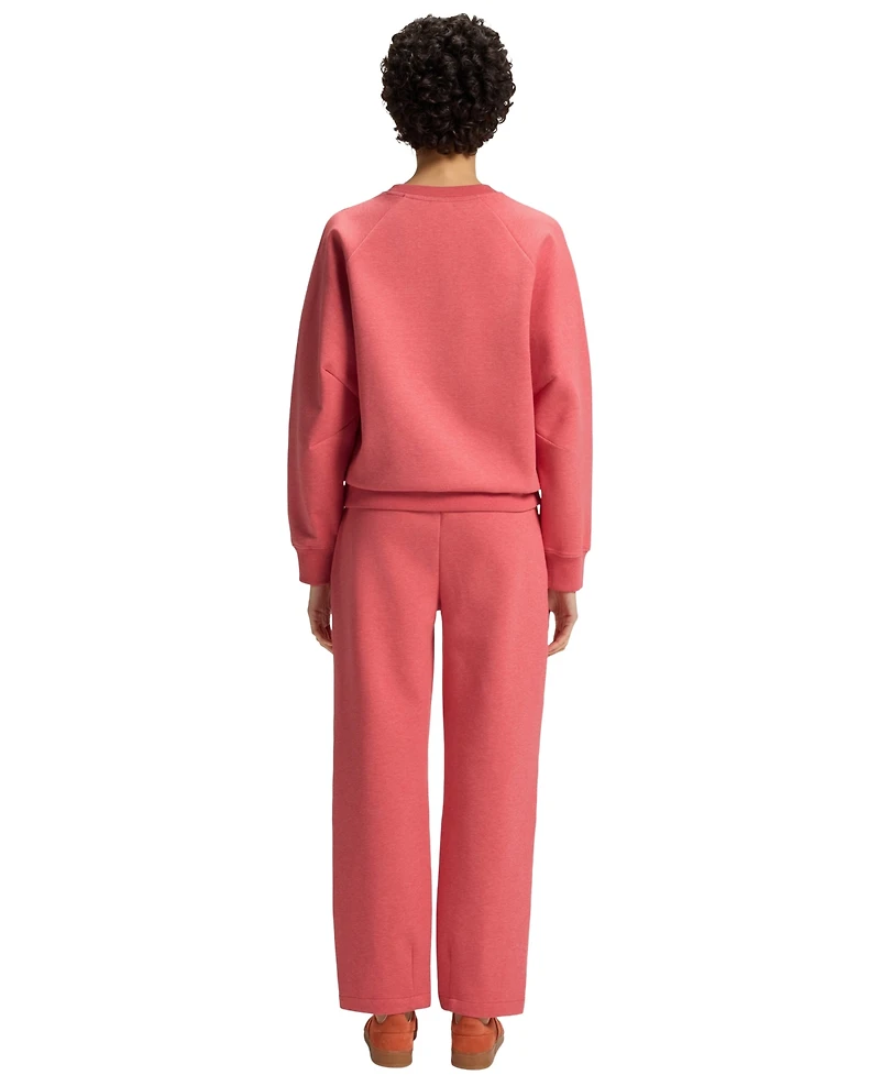 Boss by Hugo Women's Melange Cotton-Blend Sweatshirt