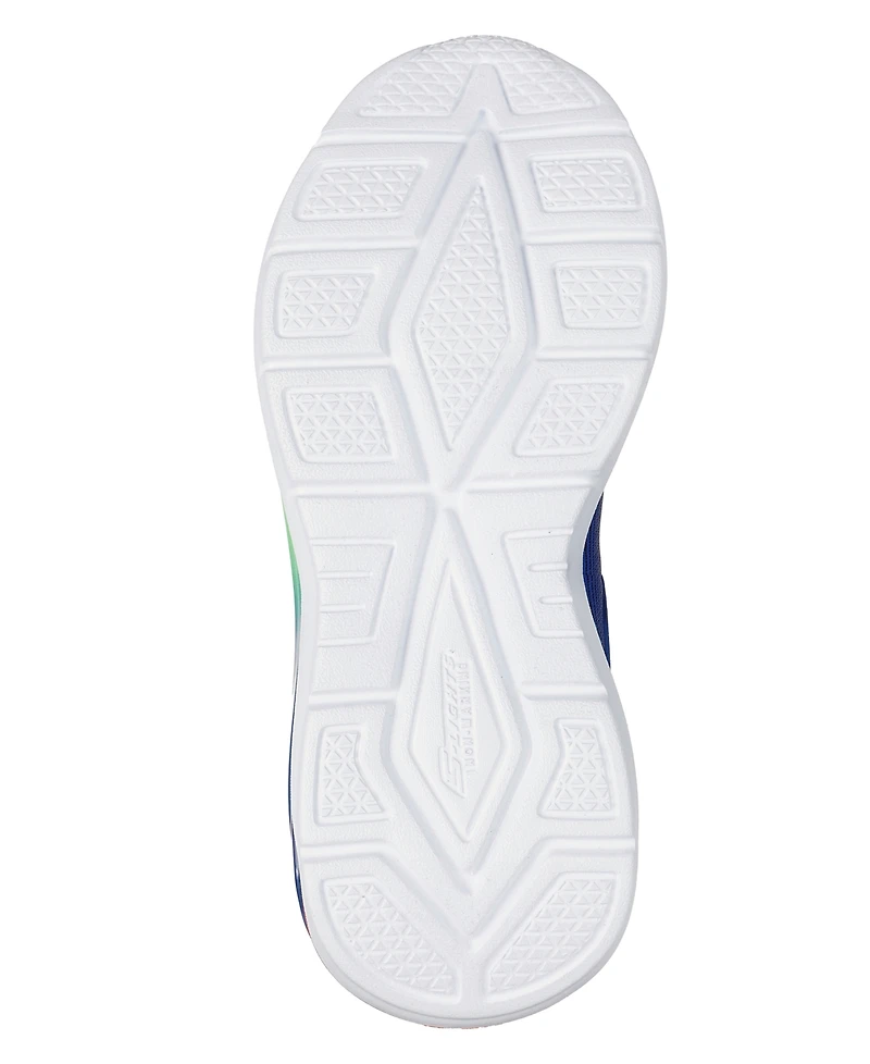 Skechers Little Kids S-Lights: Tri-Namics 2.0 Light-Up Fastening Strap Closure Casual Sneakers from Finish Line