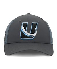 Fanatics Men's Gray/Charcoal Utah Mammoth Alternate Logo Adjustable Hat