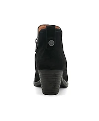 Earth Women's Chandy Ruched Block Heel Booties
