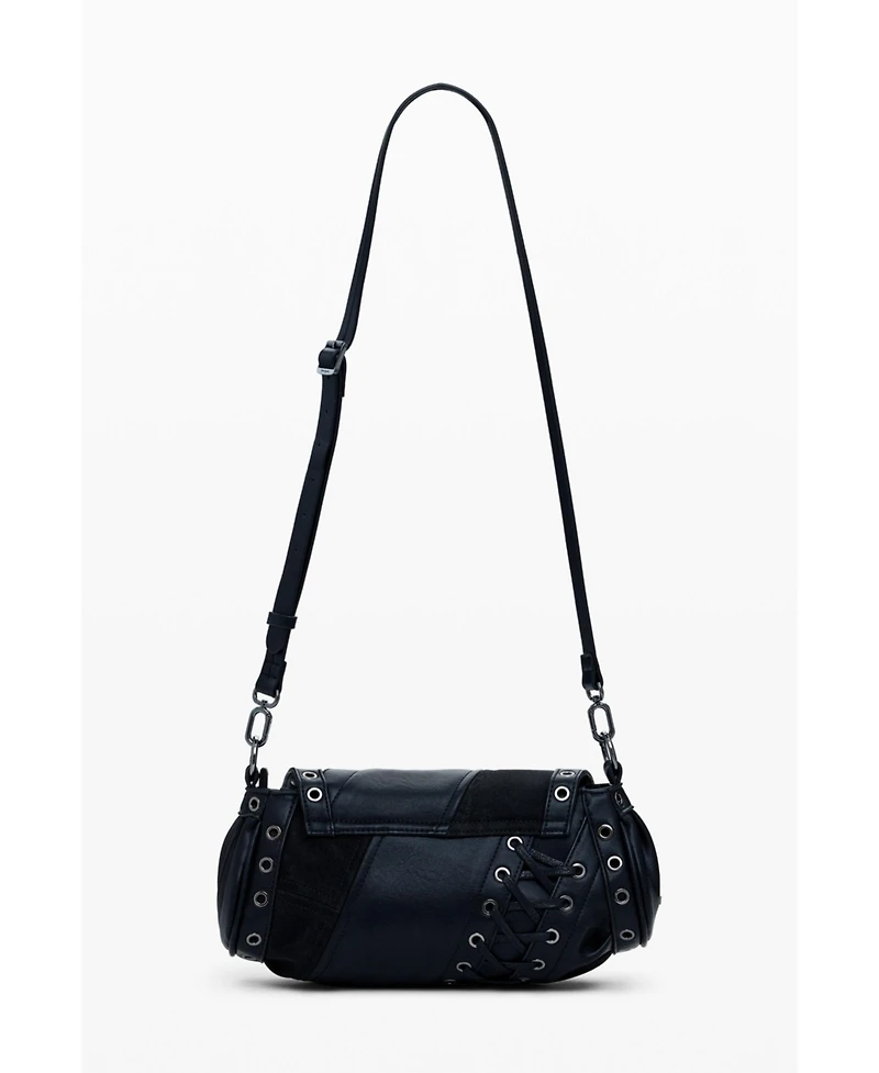 Desigual Women's Medium faux leather patch bag