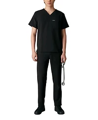 Members Only Men's Brighton 3-Pocket Scrub Top for Men
