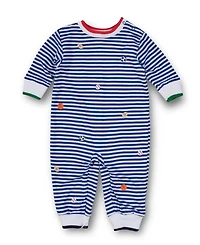 Florence Eiseman Baby Boys Stripe Knit Longall With Emb Sport Balls