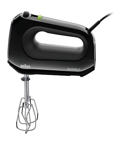 Braun Multimix2 5-Speed 250-Watt Hand Mixer, Black