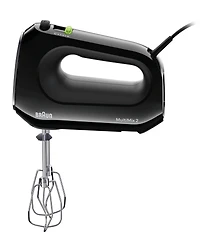Braun Multimix2 5-Speed 250-Watt Hand Mixer, Black