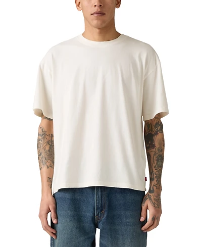 Levi's Men's Relaxed Fit Cropped Boxy Short Sleeve Crewneck T-Shirt