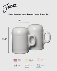 Fiesta Linen Snowflakes Rangetop Large Salt & Pepper Shakers, Exclusively at Macy's