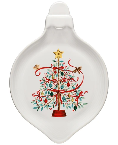 Fiesta Holly Berry Christmas Tree Ornament Shaped Plate