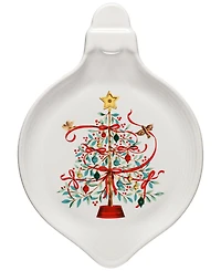 Fiesta Holly Berry Christmas Tree Ornament Shaped Plate