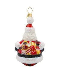 Christopher Radko Quilted Jolly Claus Ornament