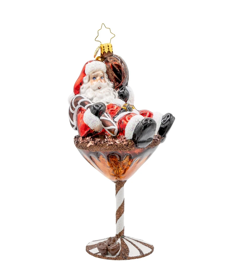Christopher Radko Santas Merry Martini Brew Ornament