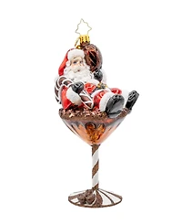 Christopher Radko Santas Merry Martini Brew Ornament