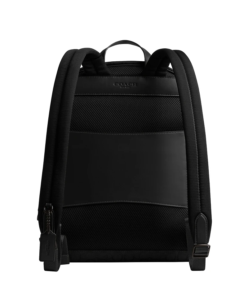 Coach Men's Signature Jacquard Backpack