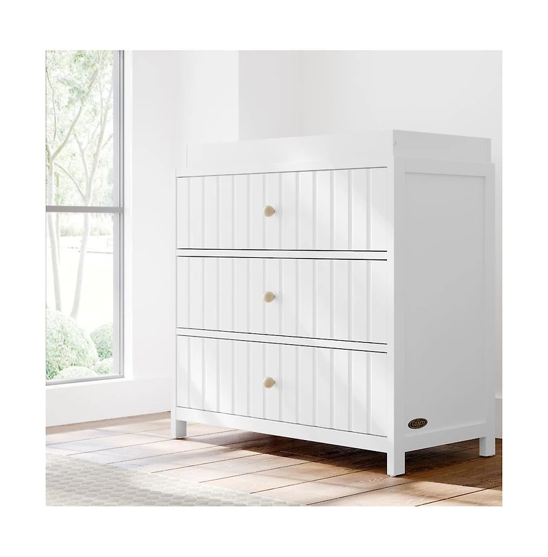 Graco Teddi 3 Drawer Chest with Changing Table Topper