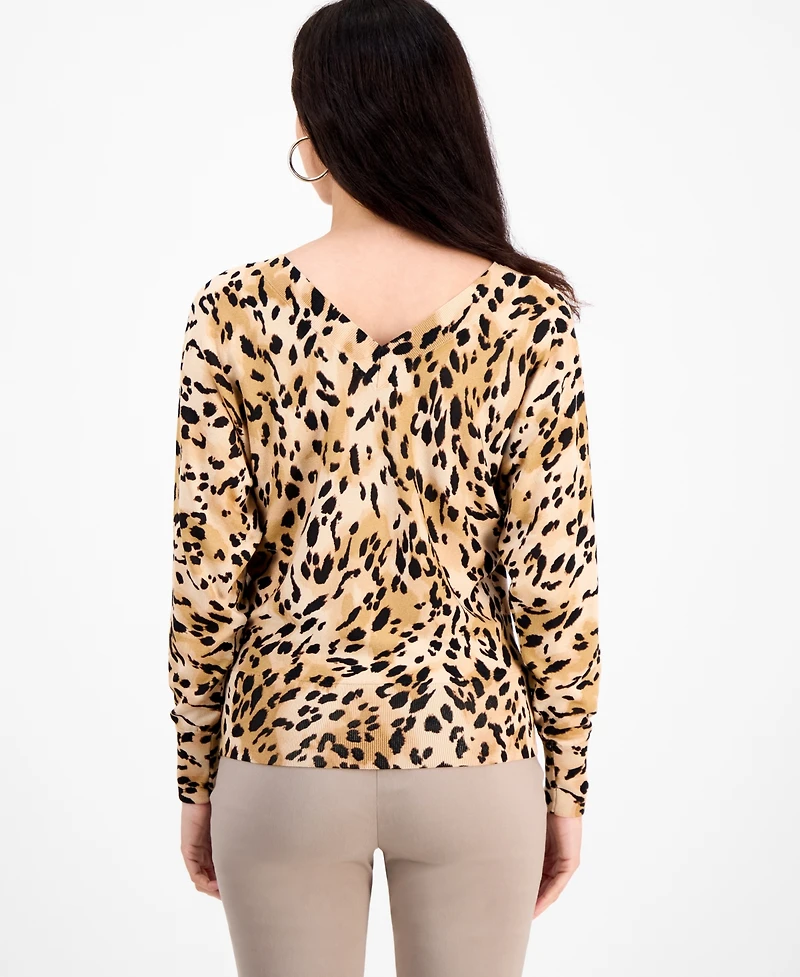 I.n.c. International Concepts Petite Dolman-Sleeve Sweater, Created for Macy's