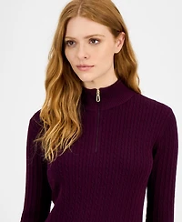 Nautica Jeans Women's Cotton Mock-Neck Sweater, Online Only