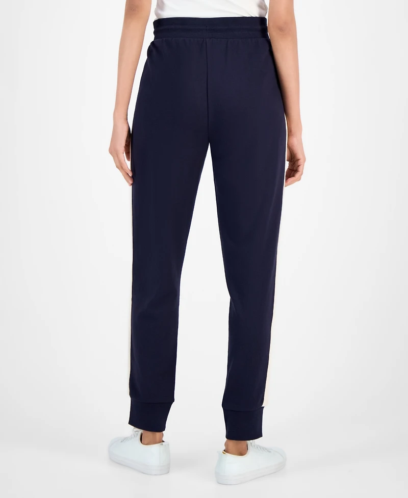 Nautica Jeans Women's Side-Striped Jogger Pants