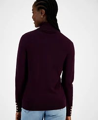 Tommy Hilfiger Women's Cotton Turtleneck Sweater