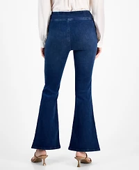 I.n.c. International Concepts Petite Flared-Leg Pull-On Jeans, Macy's Exclusive