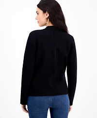 I.n.c. International Concepts Petite Double-Breasted Patch Pocket Sweater, Macy's Exclusive