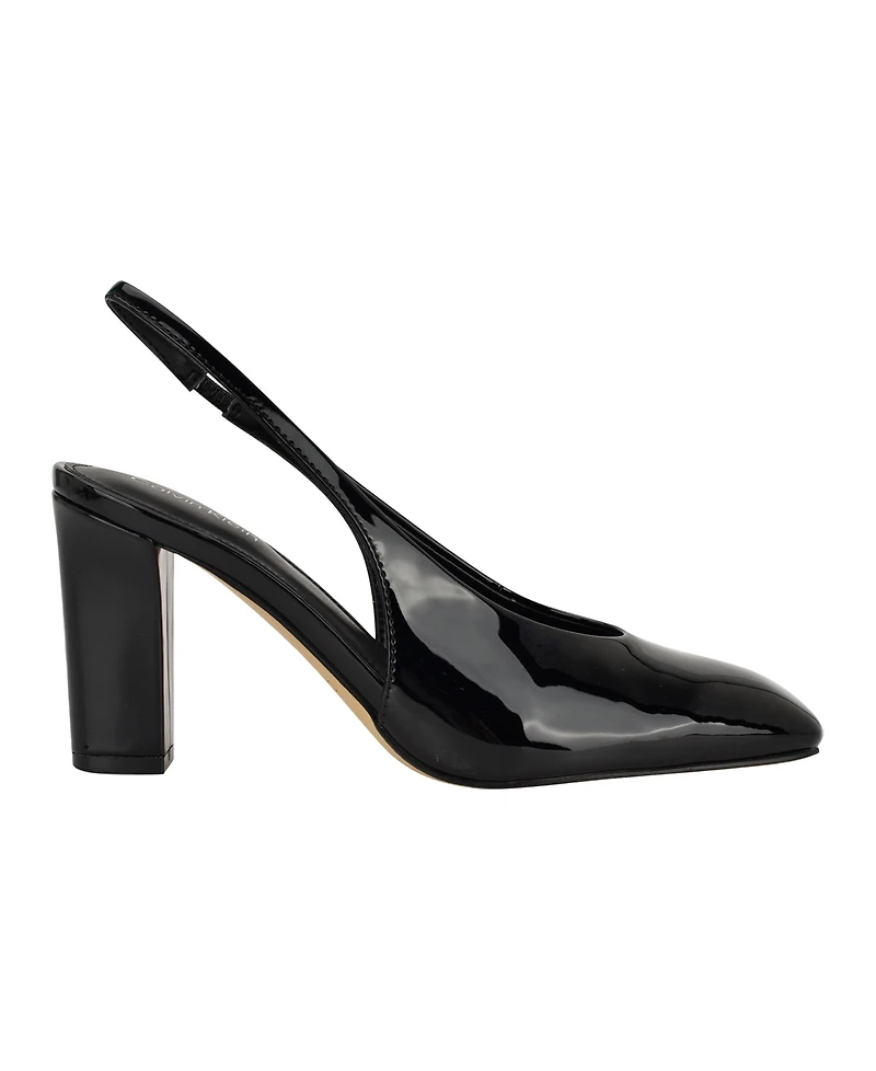 Calvin Klein Women's Raline Square Toe Slingback Pumps